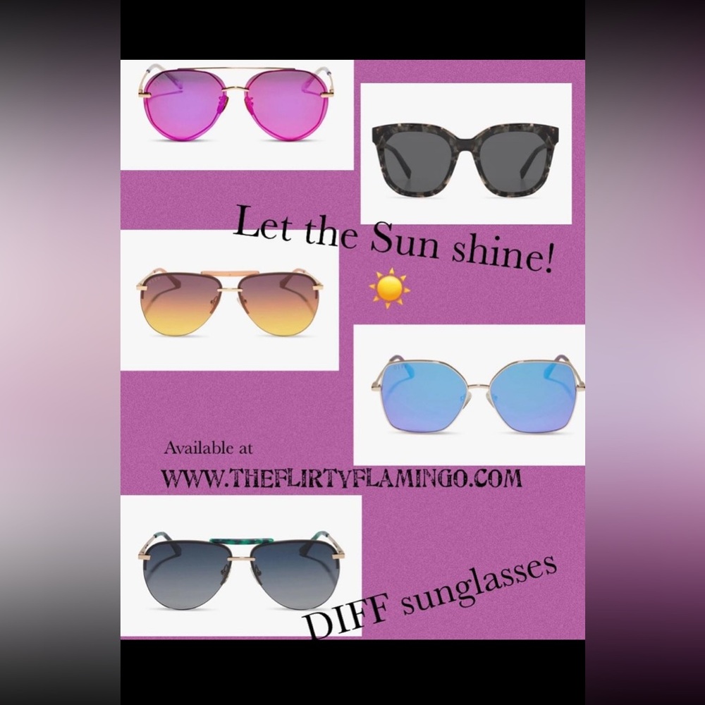 We are authorized distributors of DIFF sunglasses and eyewear!